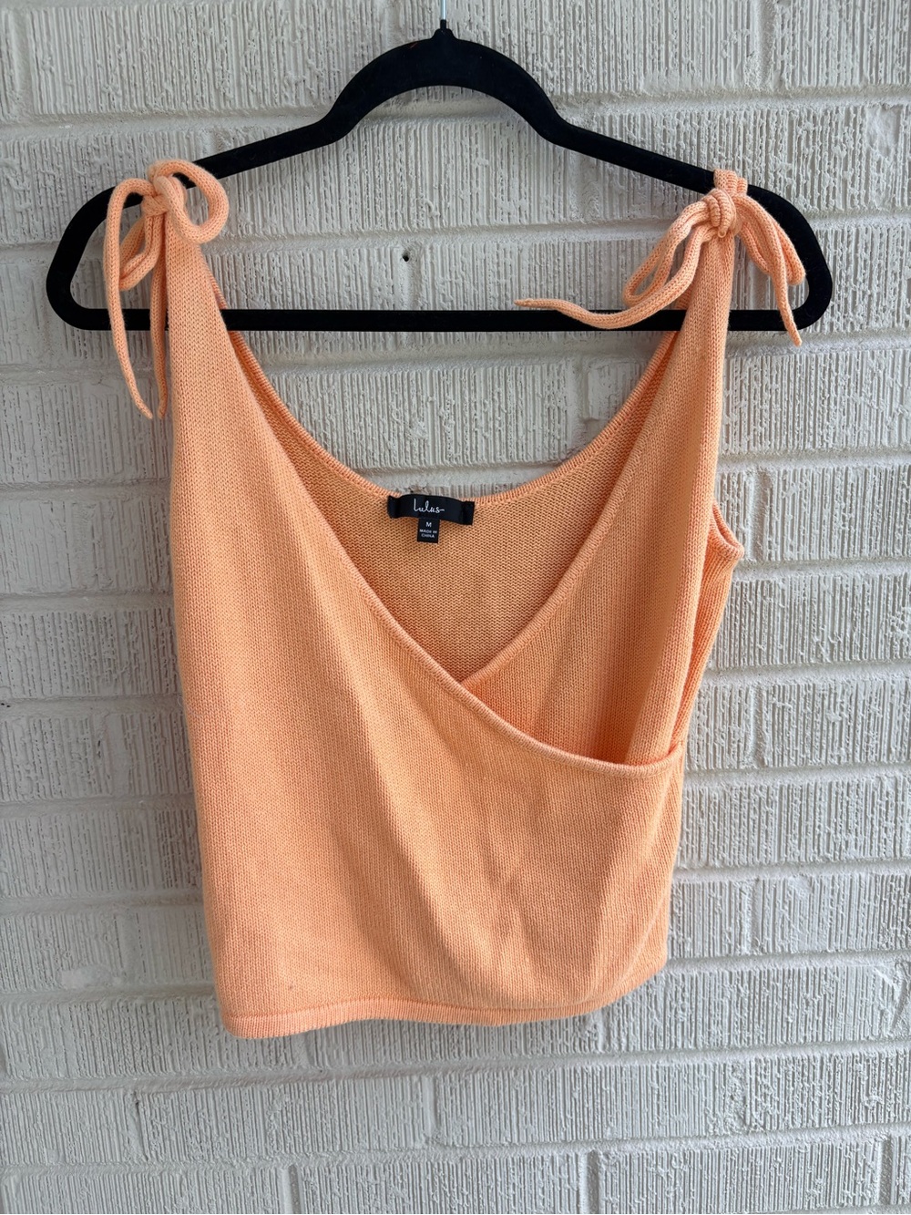 Lulus Peach Knit Tie Shoulder Tank Top
Women’s Size Medium | Like New - Picture 2 of 7